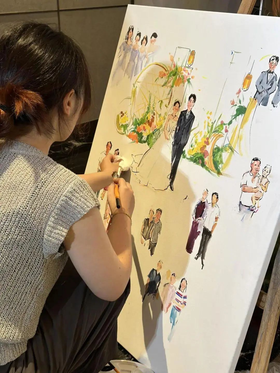 婚庆新风口：00后绘画师抢滩！