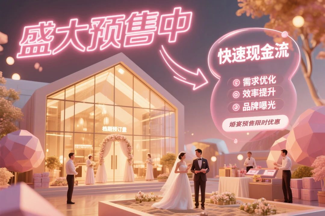 筹建期的婚礼堂，如何预售200场婚宴？